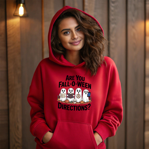 Ladies Halloween Adult Hoodies Are You Fall-O-Ween