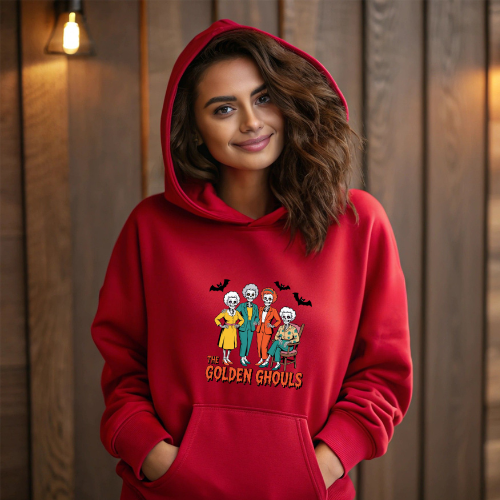 Ladies Halloween Adult Hoodies - The Golden Ghouls