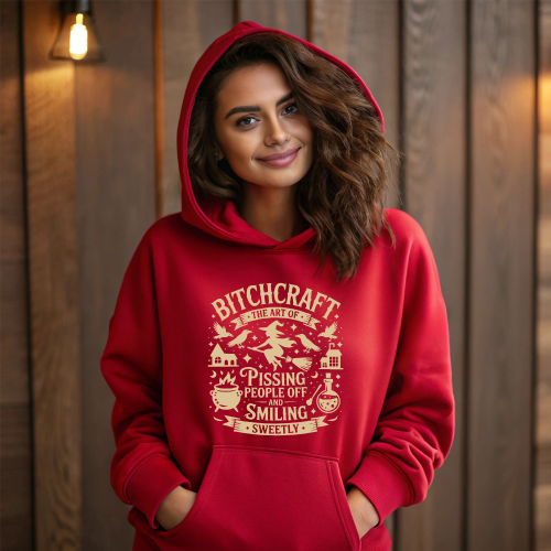 Ladies Halloween Adult Hoodies - Bitchcraft