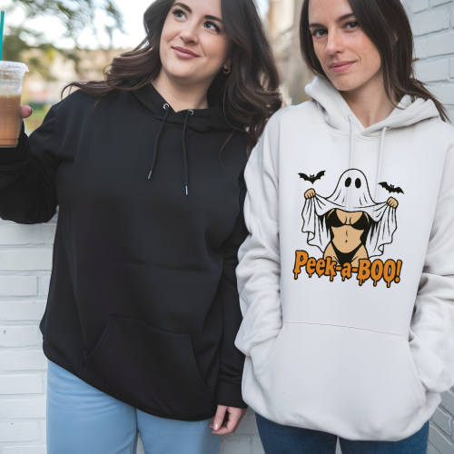 Ladies Halloween Adult Hoodies - Peek-A-Boo