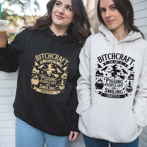 Ladies Halloween Adult Hoodies - Bitchcraft