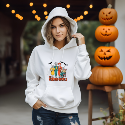 Ladies Halloween Adult Hoodies - The Golden Ghouls