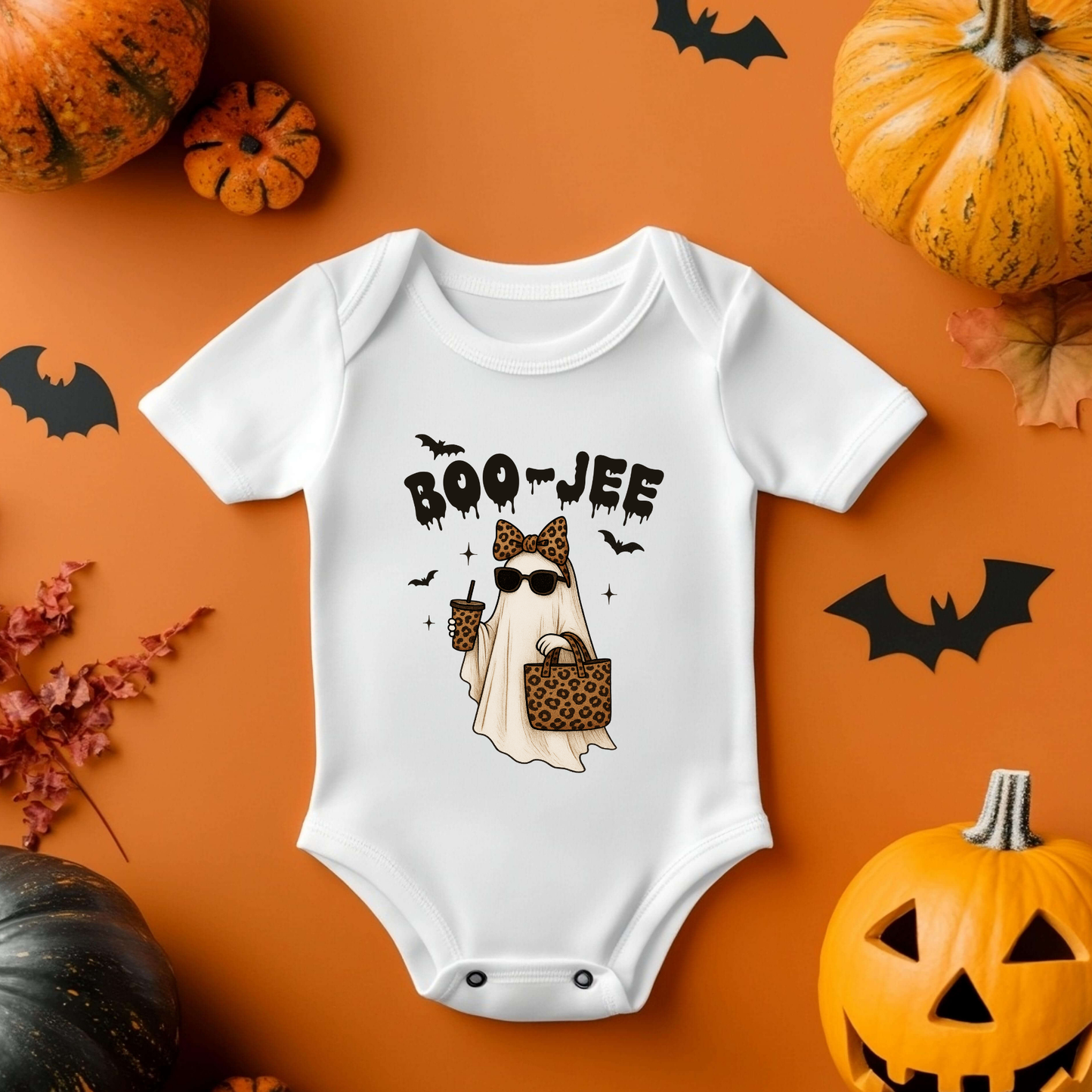 Halloween Boo-Jee Ghost Baby Vest