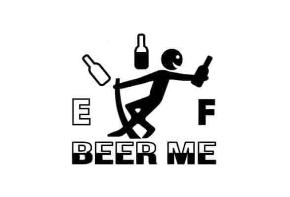 Beer Me Funny Car Bumper Sticker
