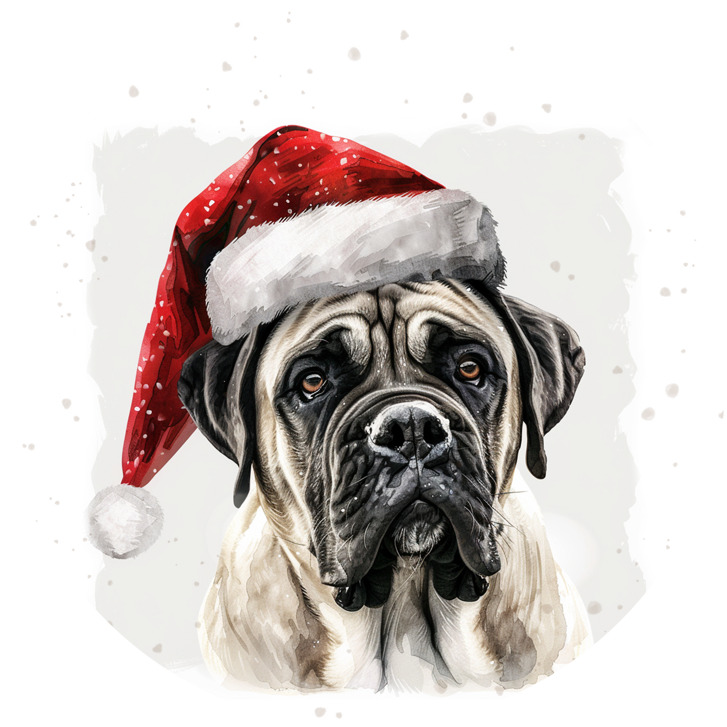 English Mastiff Dog Christmas Bauble