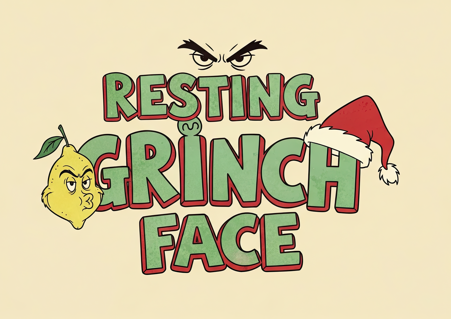 Resting Grinch Face Chopping Board