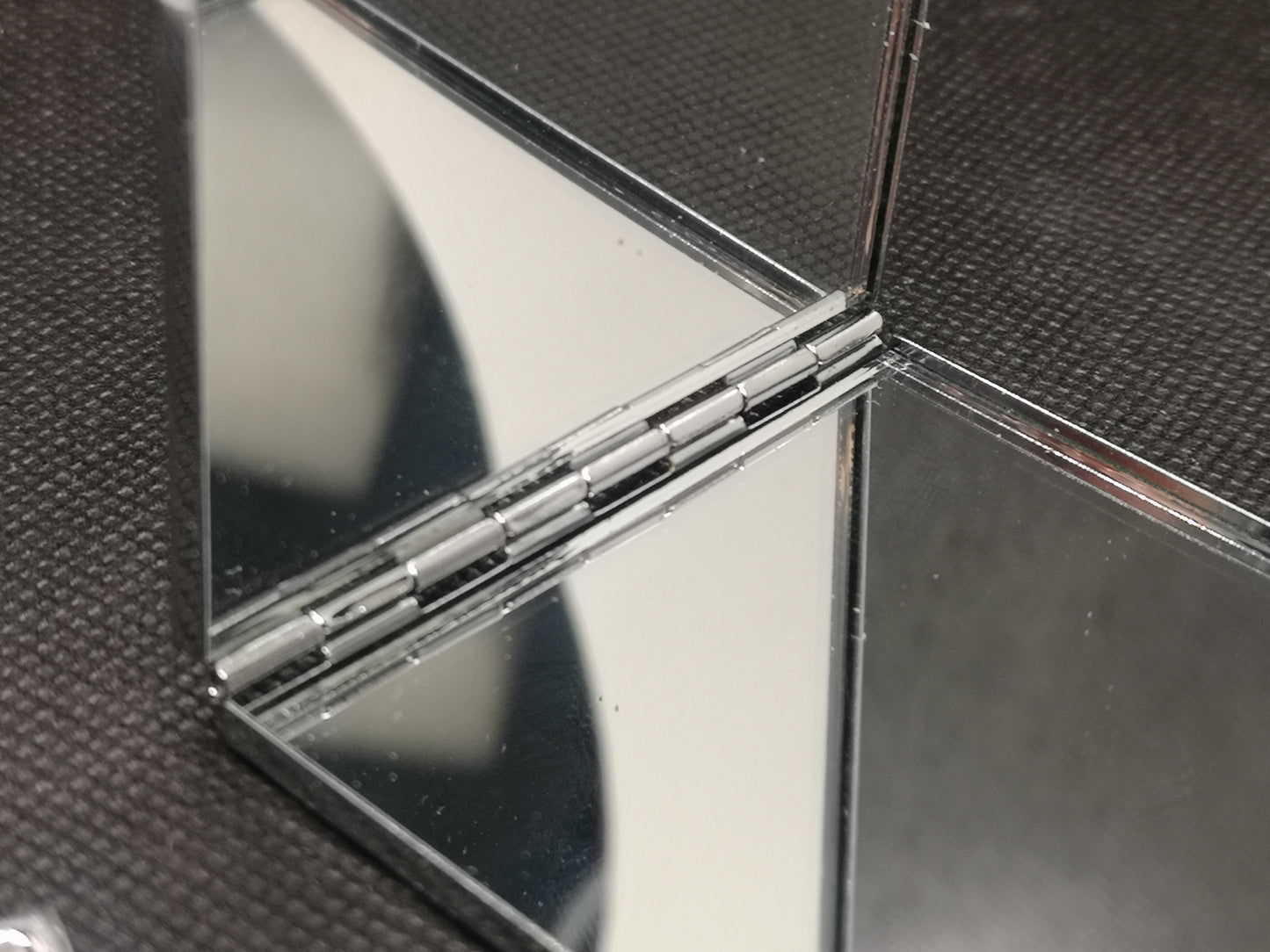 Personalised Square Compact Pocket Mirror - Silver