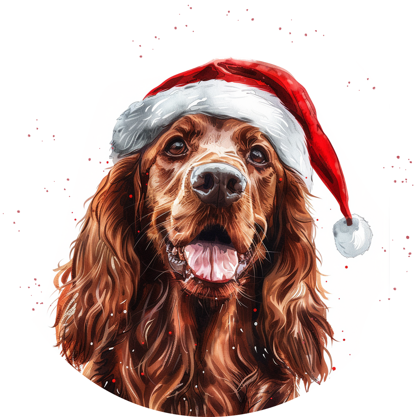 Irish Setter Dog Christmas Bauble