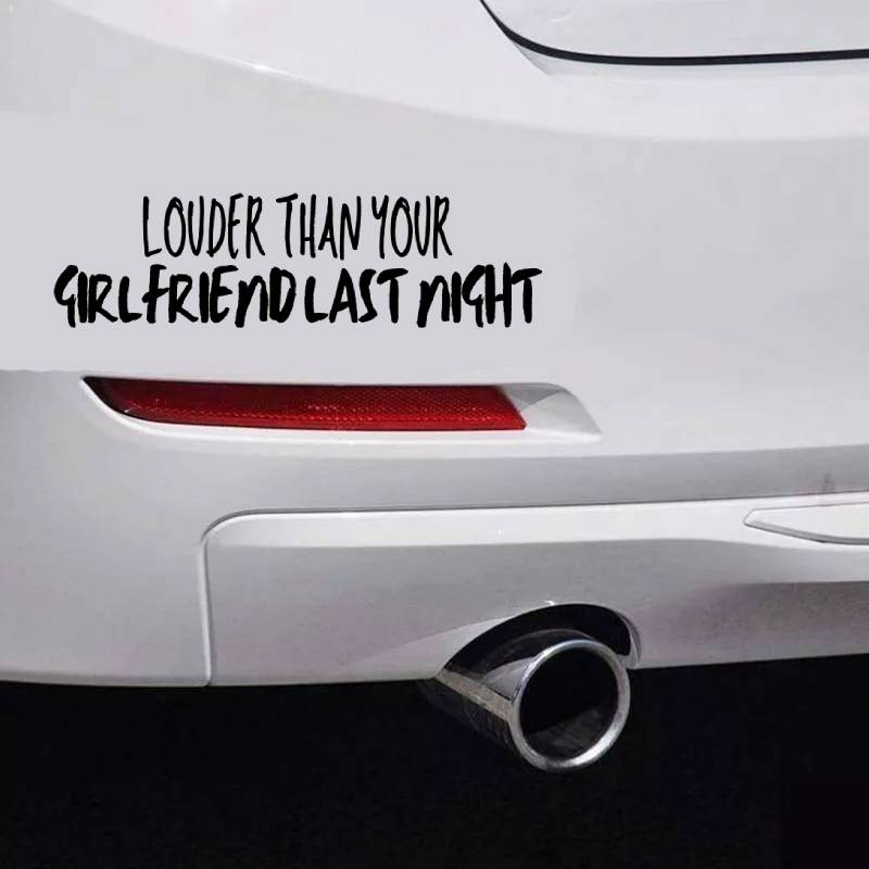 Louder Than Crude Car Bumper Sticker