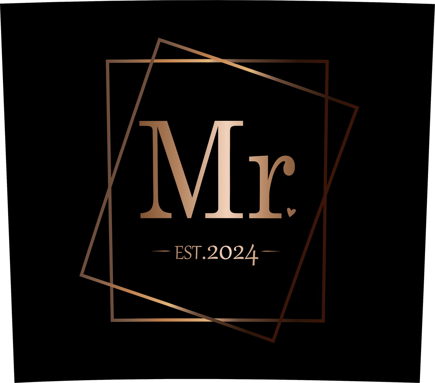 20oz Hot and Cold Mrs & Mr Wedding Tumbler with Straw