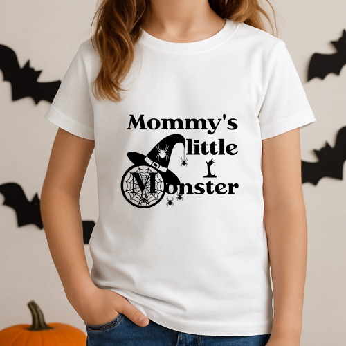 Mommy's Little Monster Halloween T-Shirt