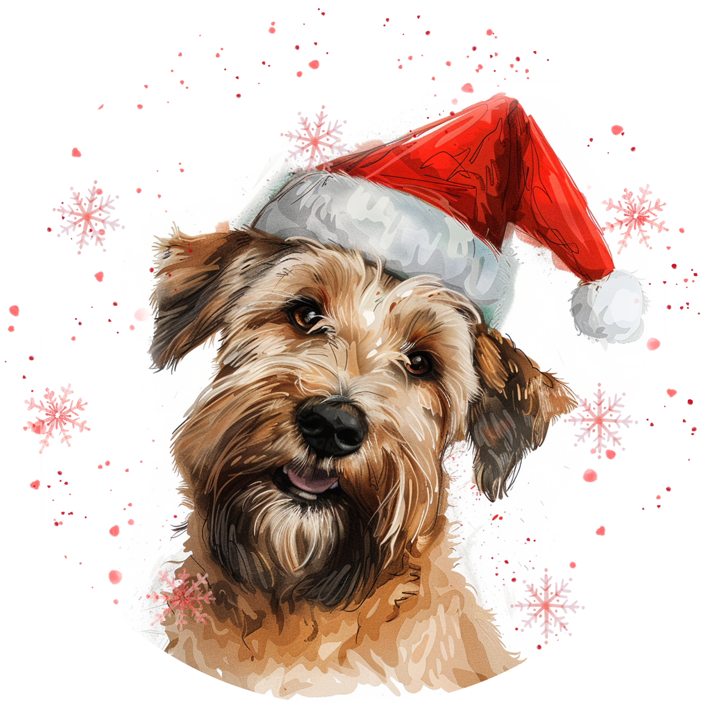 Wheaten Terrier Dog Cute Christmas Bauble