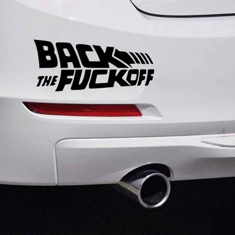 Back The F Off Car Bumper Sticker