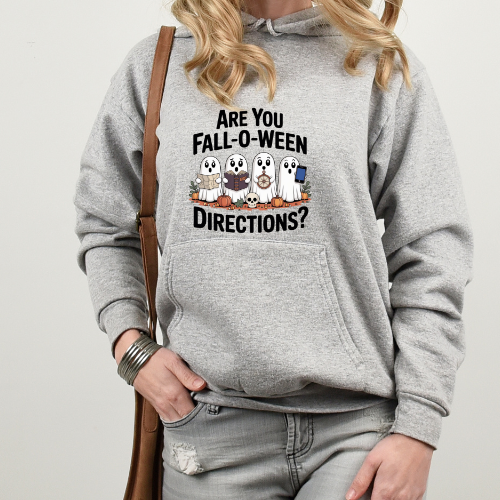 Ladies Halloween Adult Hoodies Are You Fall-O-Ween