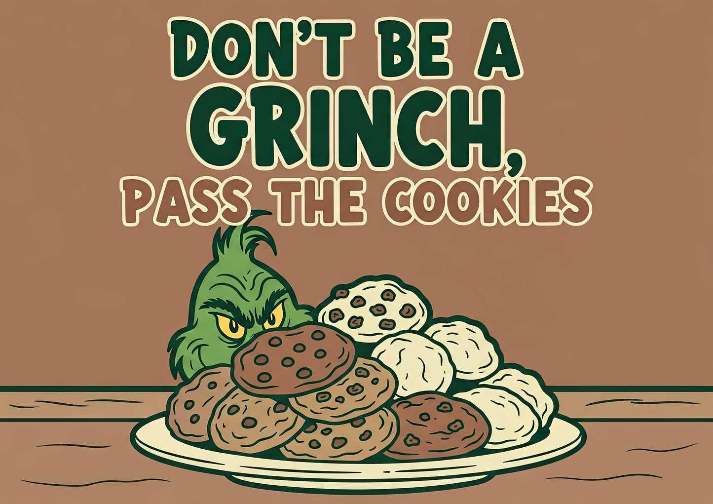 Don't be a Grinch Chopping Board