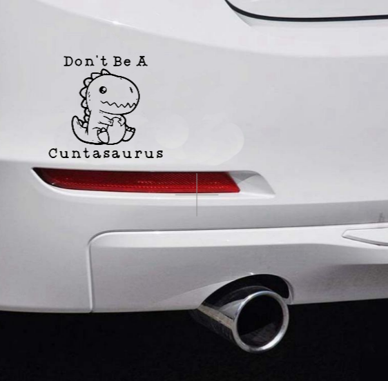 Don't Be A Rude Car Bumper Sticker