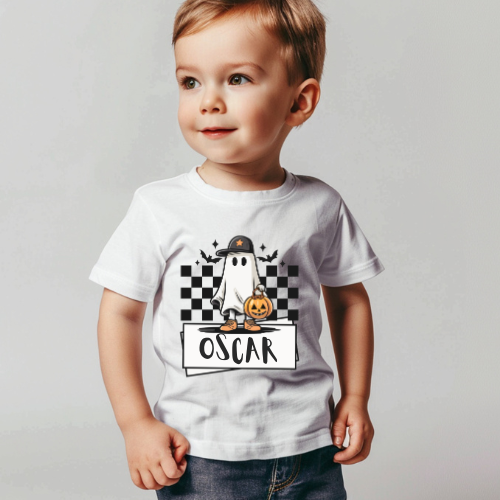 Kids Personalised Halloween T-Shirt