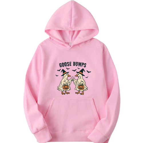 Ladies Halloween Adult Hoodies - Goose Bumps