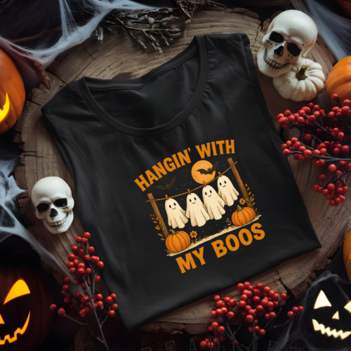 Kids Hangin' With My Boos Halloween T-Shirt
