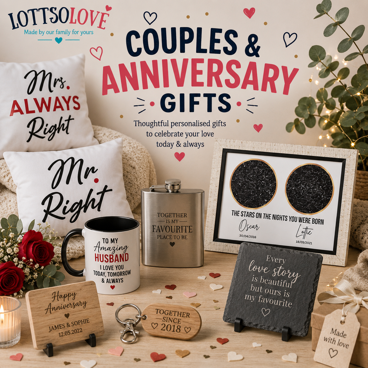 Couples & Anniversary Gifts