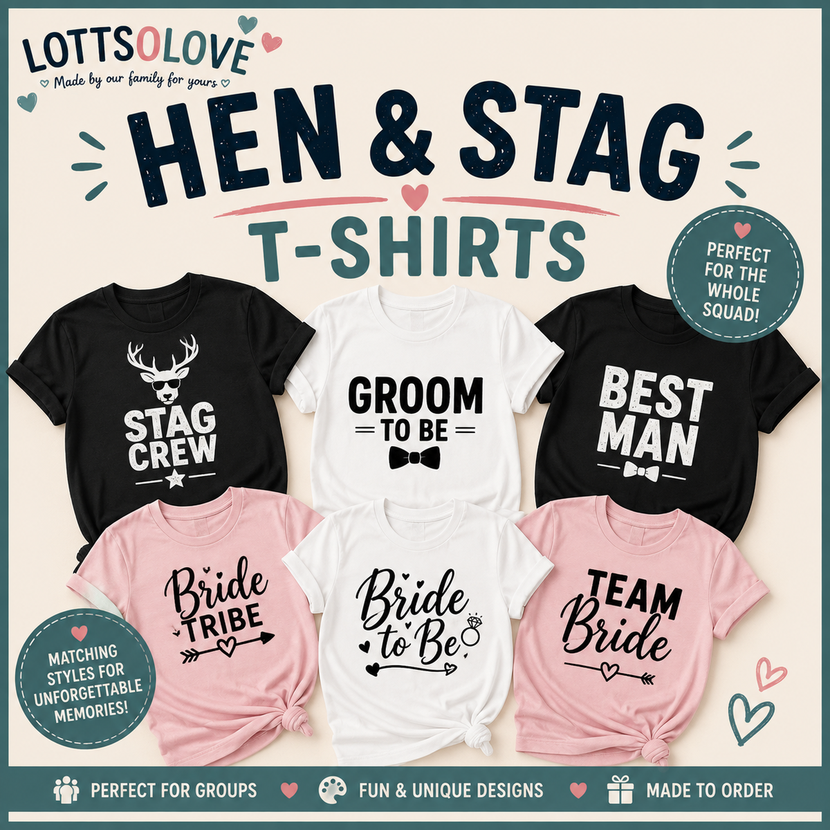 Hen & Stag T-Shirts