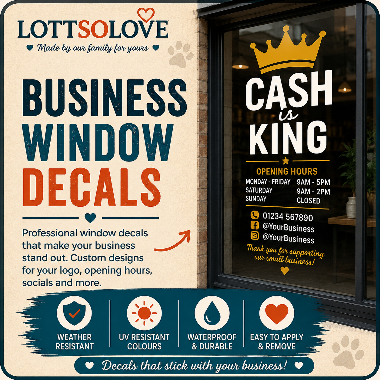 Business Window Decals