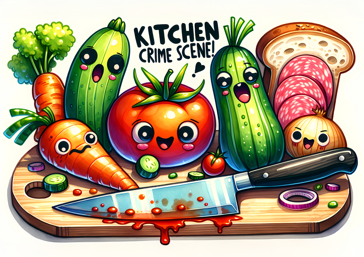 Funny Crime Scene Chopping Boards