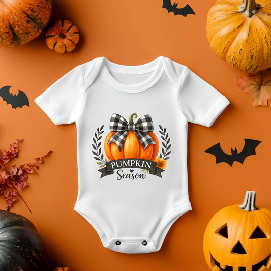 Halloween Pumpkin Season Baby Vest