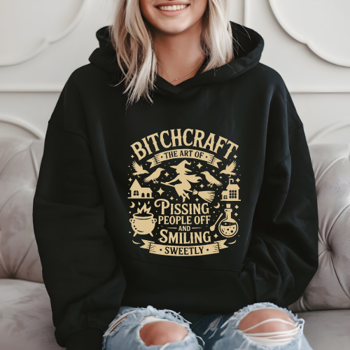 Ladies Halloween Adult Hoodies - Bitchcraft