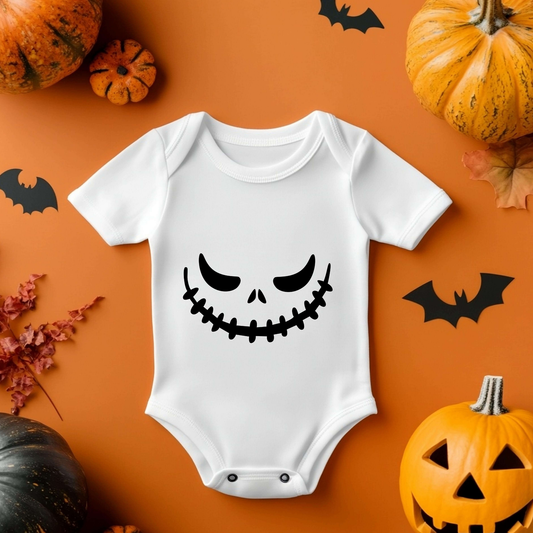 Halloween Baby Vest - Pumpkin Face