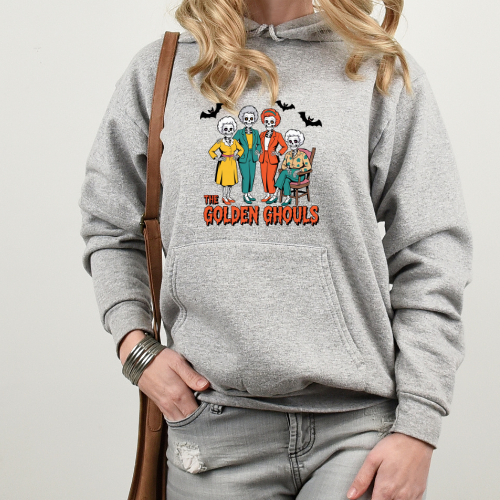 Ladies Halloween Adult Hoodies - The Golden Ghouls