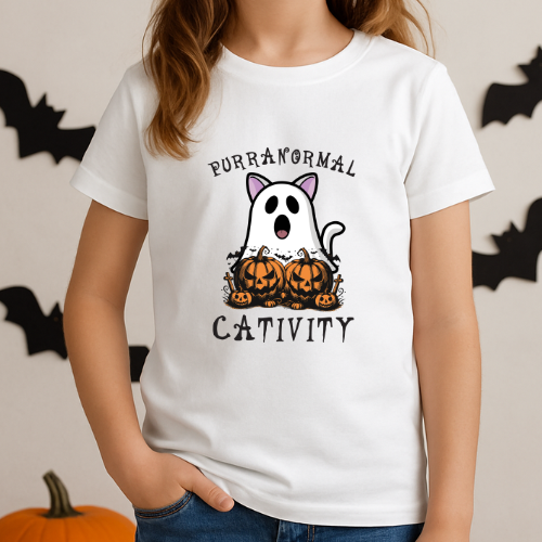 Paranormal Cavitivity Kids Halloween T-Shirt