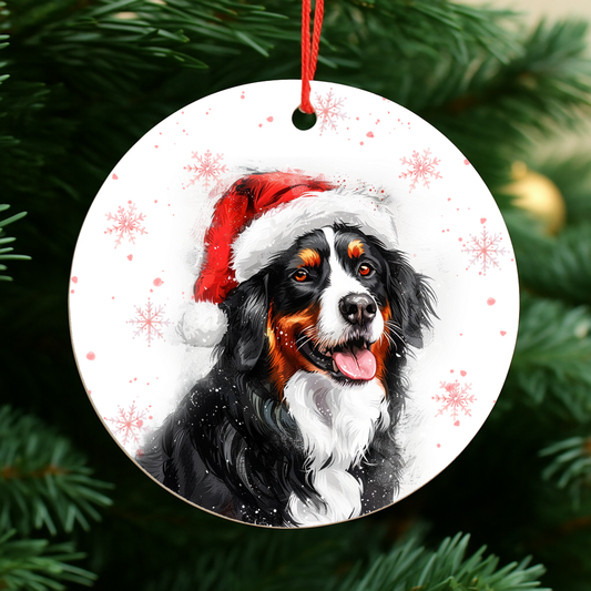 Barnese Dog Christmas Bauble