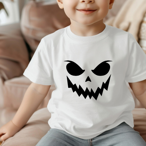 Creepy Pumpkin Face T-Shirt