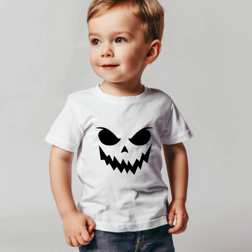 Creepy Pumpkin Face T-Shirt