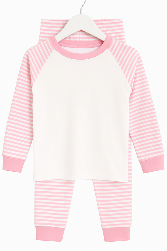 Personalised Pink Kids PJs