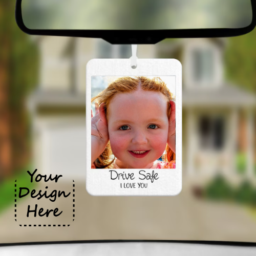 Personalised Rectangle Air Freshener With Fragrance