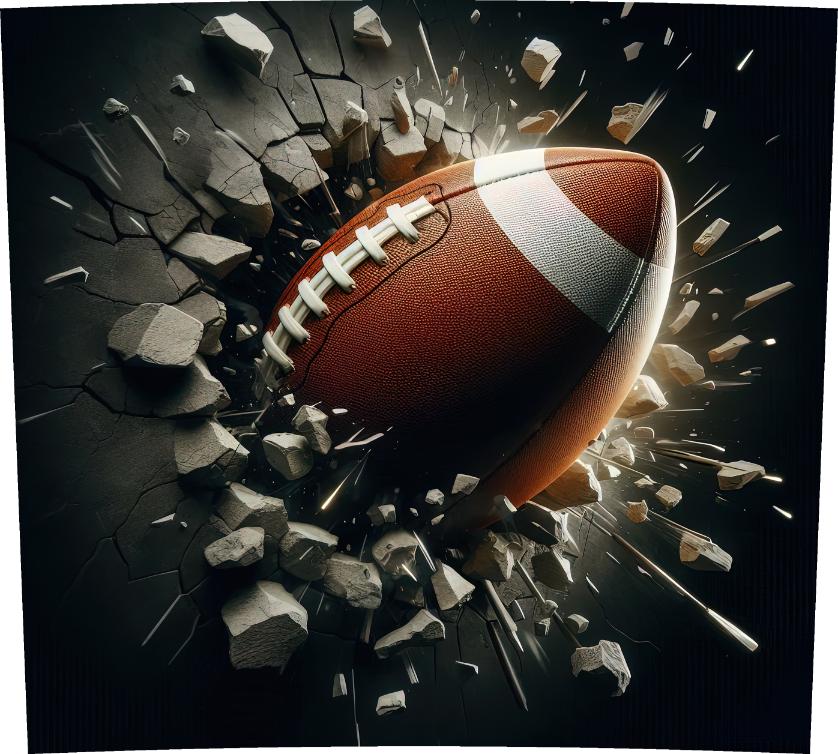 American Football Design 20oz Tumbler