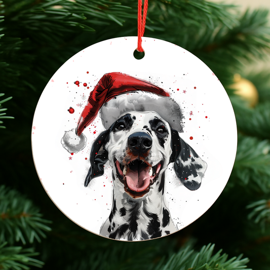 Dalmatian Dog Christmas Bauble