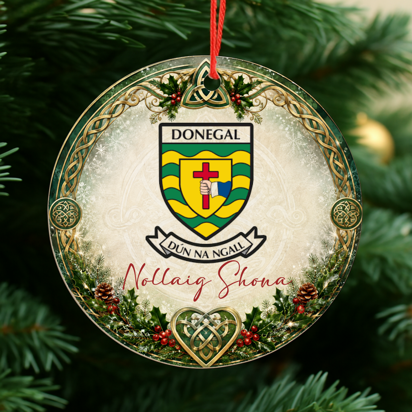GAA County Donegal Christmas Bauble | Irish GAA Decoration