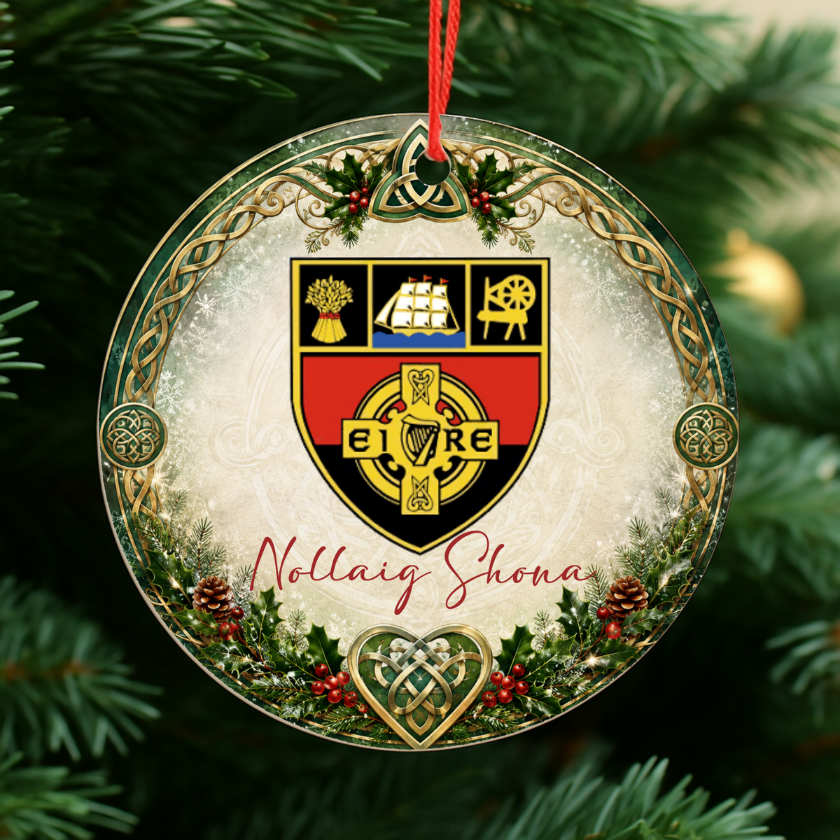 GAA County Down Christmas Bauble | Irish GAA Decoration
