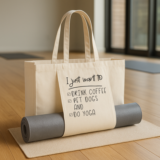 Funny Morning List Yoga  Bag