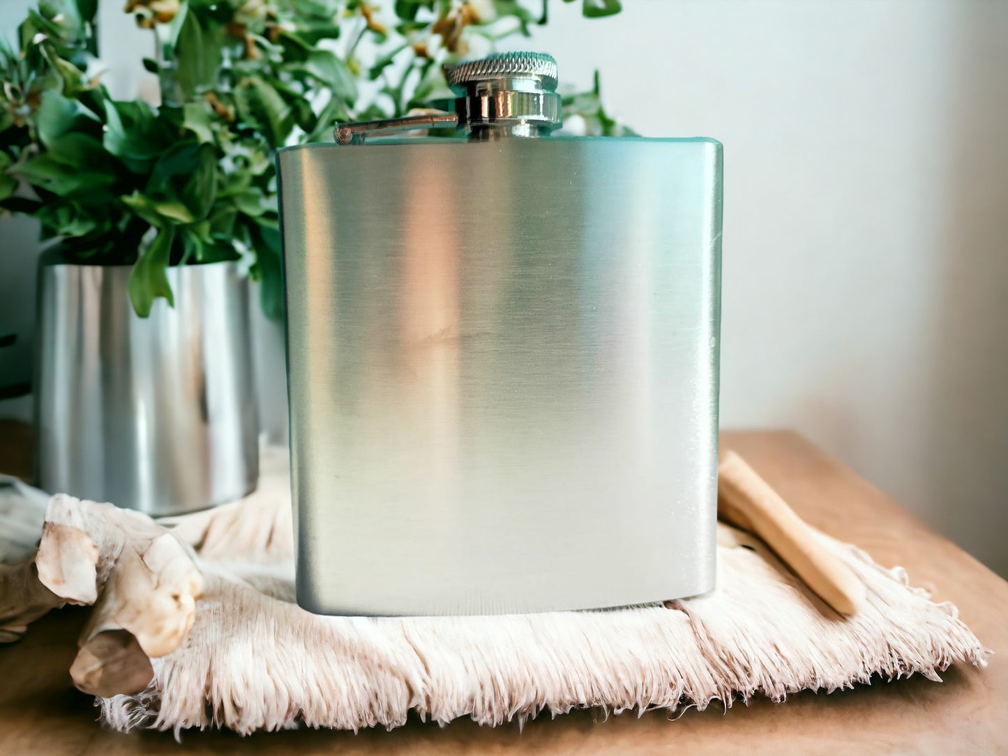 165ml Stainless Steel Hip Flask - Personalised