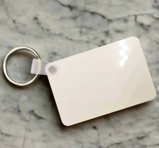 Personalised Rectangle Key Ring Gift