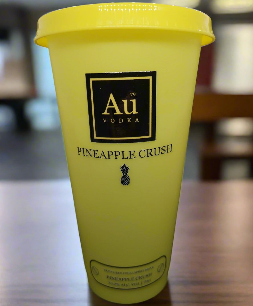 Yellow Pineapple Crush Drinks Cold Cup