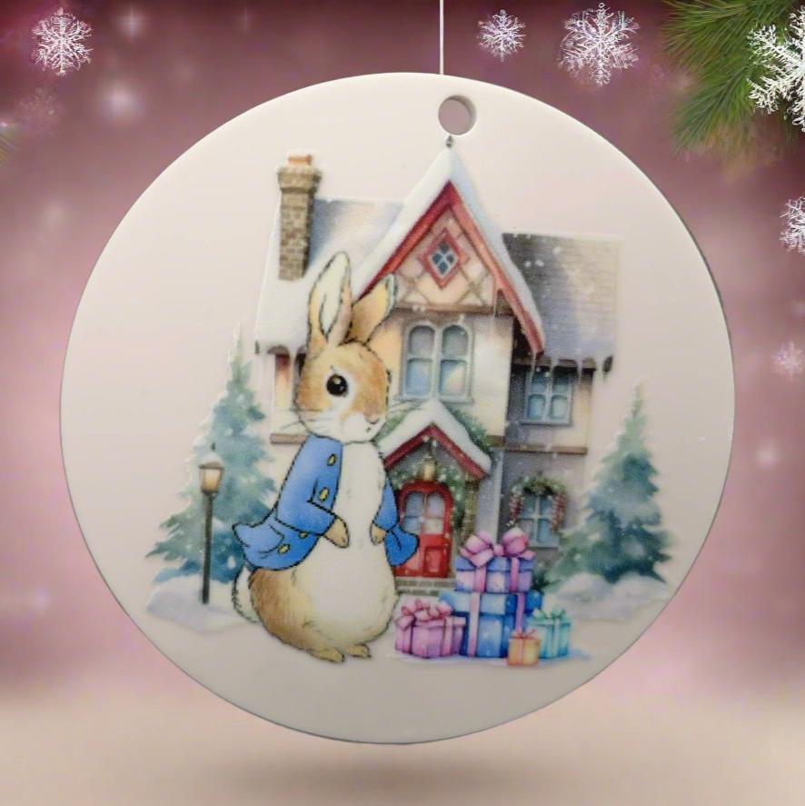 My First Christmas Bauble - Blue Rabbit