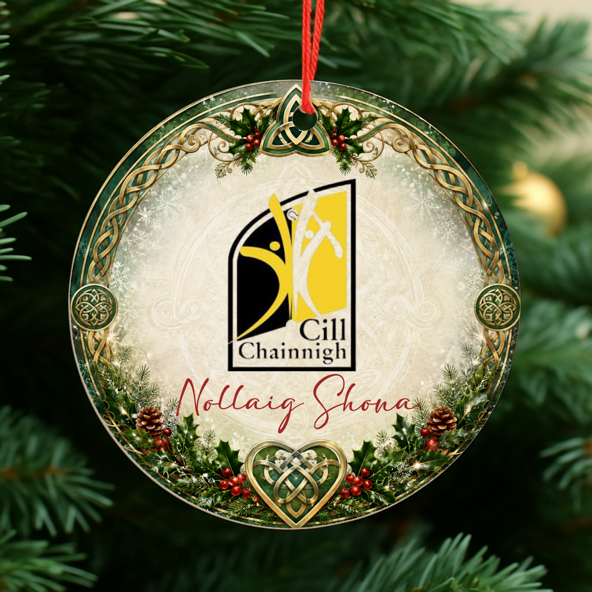 GAA County Kilkenny Christmas Bauble | Irish GAA Decoration