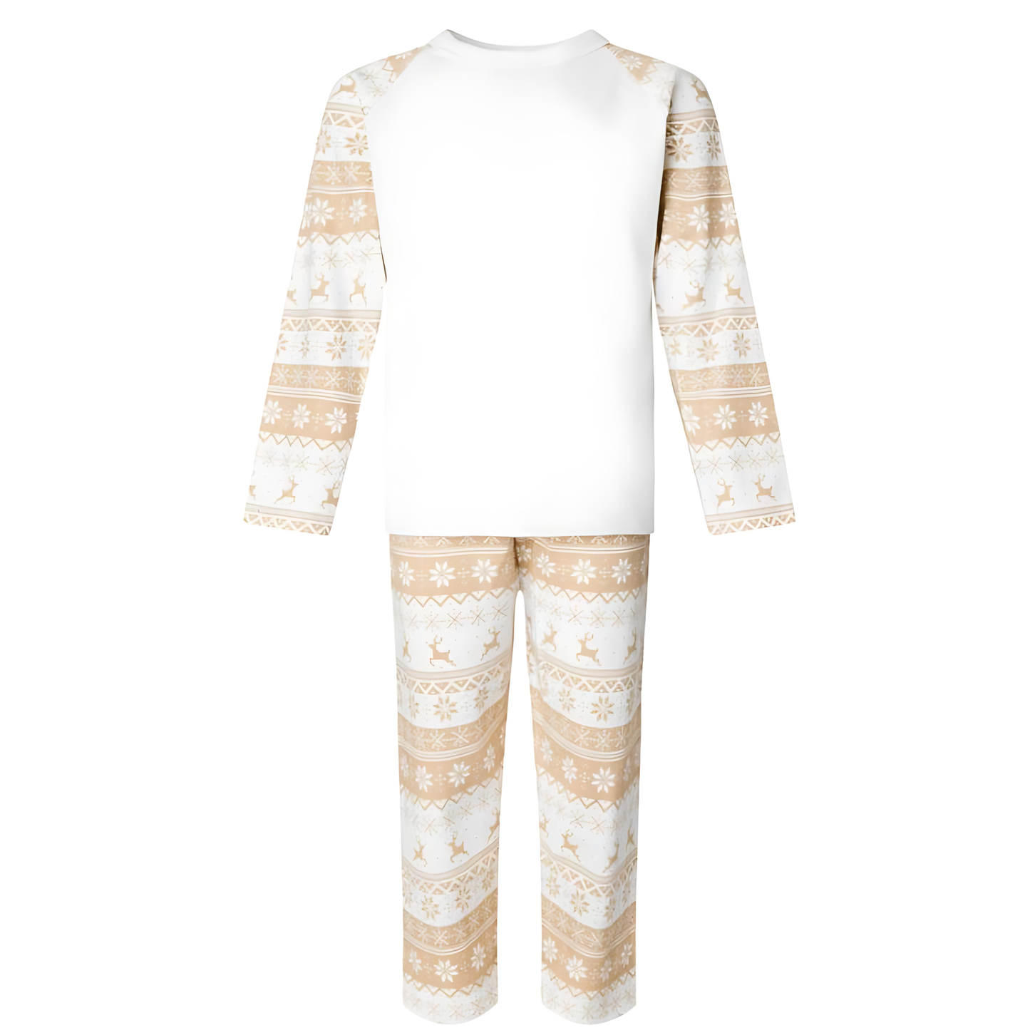 Personalised Fair Isle Christmas Kids Pyjama Set