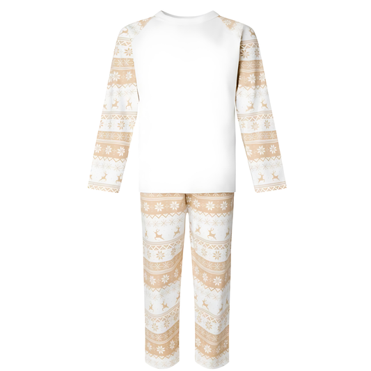 Personalised Fair Isle Christmas Kids Pyjama Set