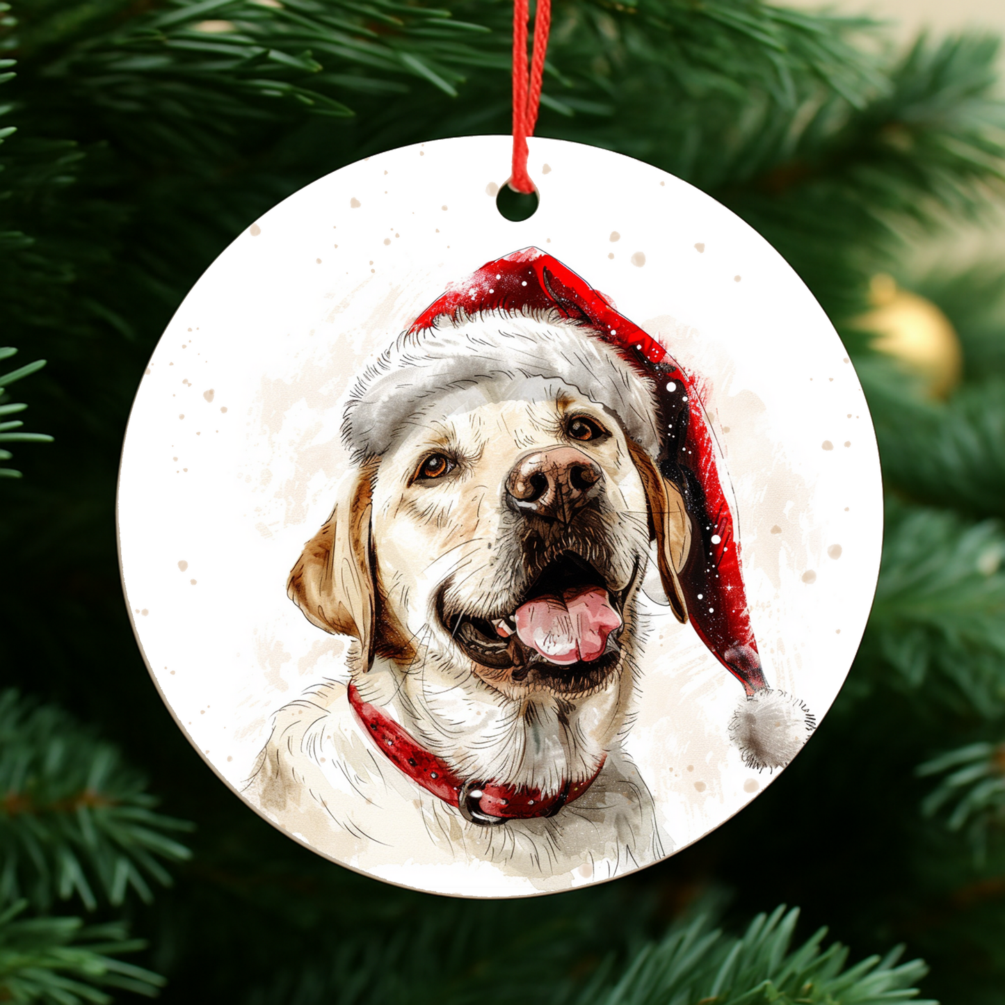 Labrador Retriever Dog Christmas Bauble